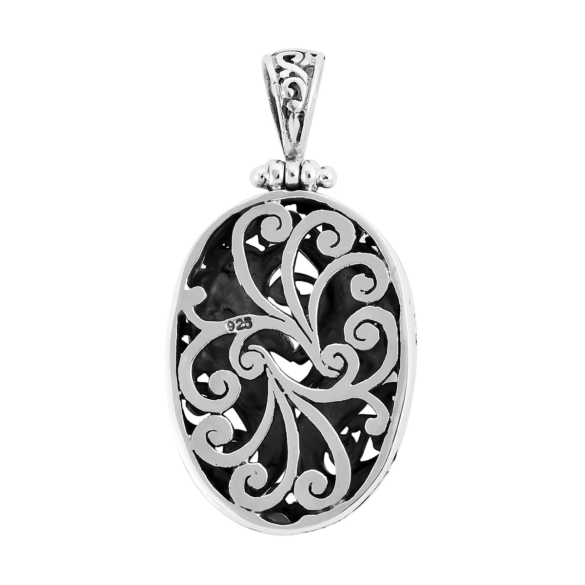 Sterling Silver Dolphin Pendant 8.2 Grams image number 3