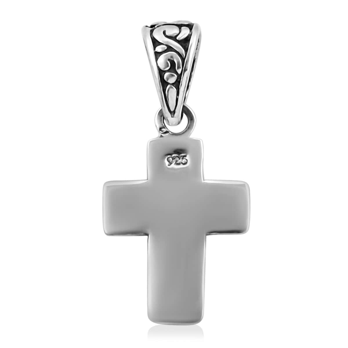 Sterling Silver Cross Pendant 2 Grams image number 3