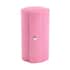 Pink Velvet Three Layer Cylinder Shape Jewelry Box with Top Cap and Snap Button Closure image number 0