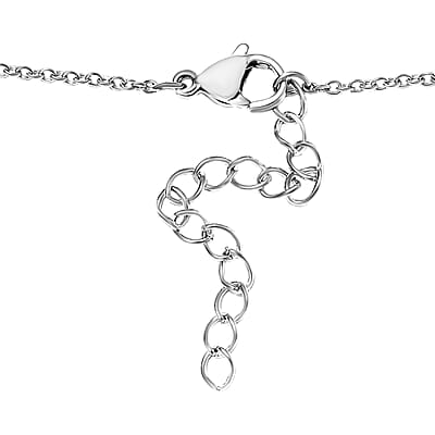 Mozambique Garnet Necklace in Platinum Over Sterling Silver and Stainless Steel, Red Fashion Necklace, Wedding Gifts For Women  2.50 ctw  (18 Inches)