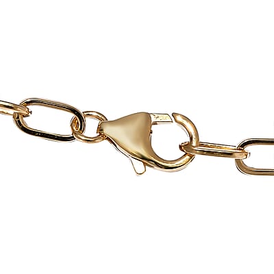 Multi Gemstone Station Necklace 18 Inches in Vermeil Yellow Gold Over Sterling Silver 1.85 ctw