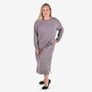 Tamsy Lilac Knit Tunic Sweater M