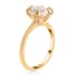 Strontium Titanate Solitaire Ring in Vermeil Yellow Gold Over Sterling Silver (Size 10.0) 4.25 ctw image number 3