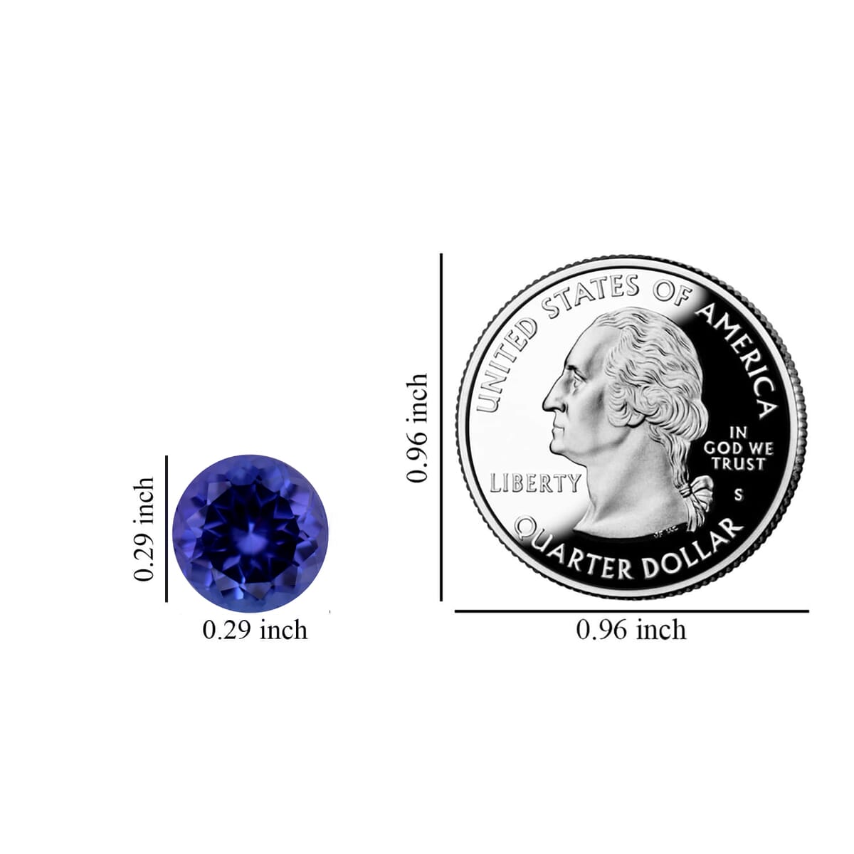 AAAA Tanzanite (Rnd 7.5 mm) 1.91 ctw image number 4