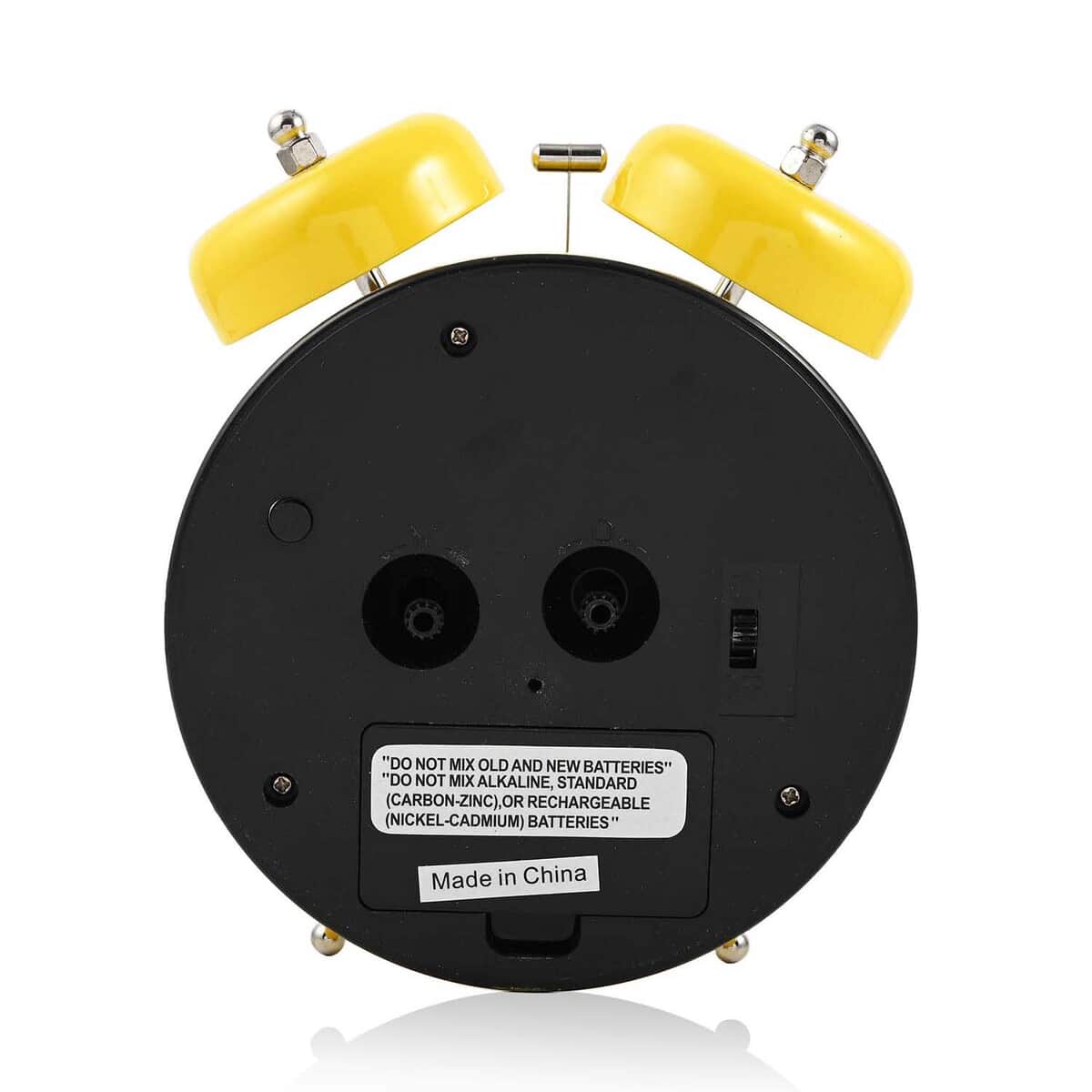 Yellow Smiley Face Double Bell Alarm Clock image number 6