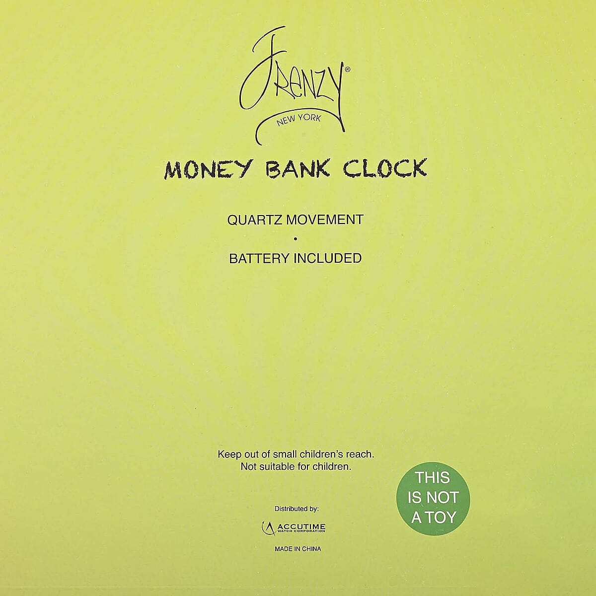 Green Frog Piggy Bank Clock image number 5