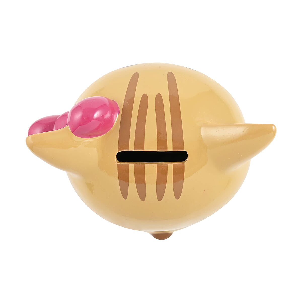 Brown Cat Piggy Bank Alarm Clock image number 7