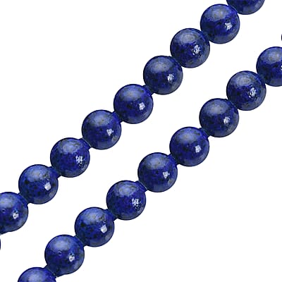 Lapis Lazuli Necklace 18-20 Inches in Silvertone 160.00 ctw