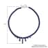Lapis Lazuli Necklace 18-20 Inches in Silvertone 160.00 ctw image number 6