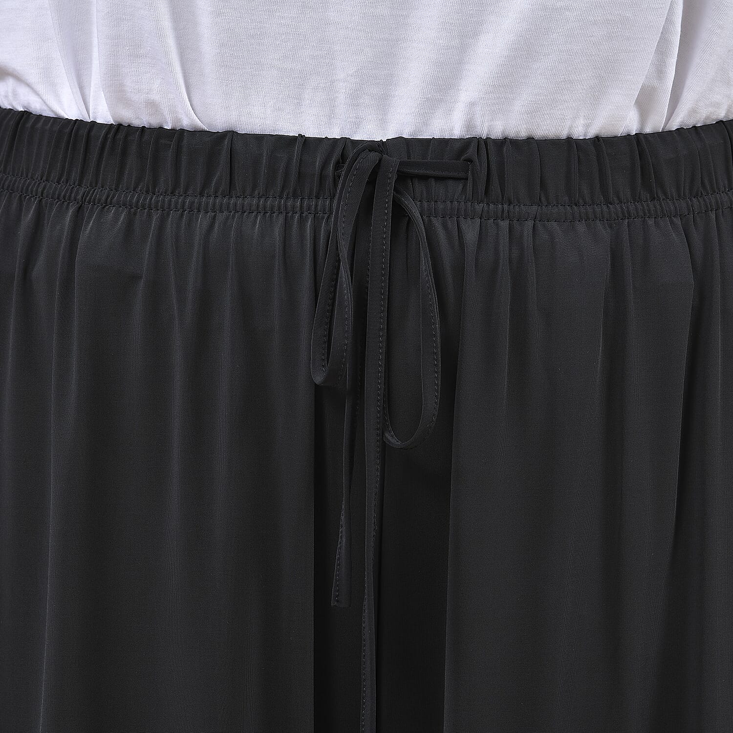 TAMSY Black Solid Trousers - One Size Missy | Women's Cargo Trousers | Work Trouser Pants