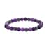 Amethyst and Hematite Beaded Stretch Bracelet 105.60 ctw image number 0