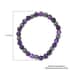 Amethyst and Hematite Beaded Stretch Bracelet 105.60 ctw image number 3