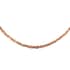 Italian 14K Rose Gold Over Sterling Silver 1.7mm Roc Necklace 30 Inches 5.3 Grams image number 0