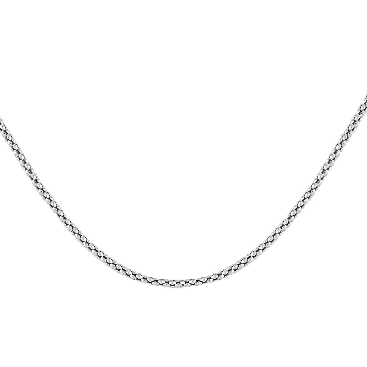 Italian Sterling Silver Coryana Chain 18 Inches 1.25mm 2.10 Grams image number 0