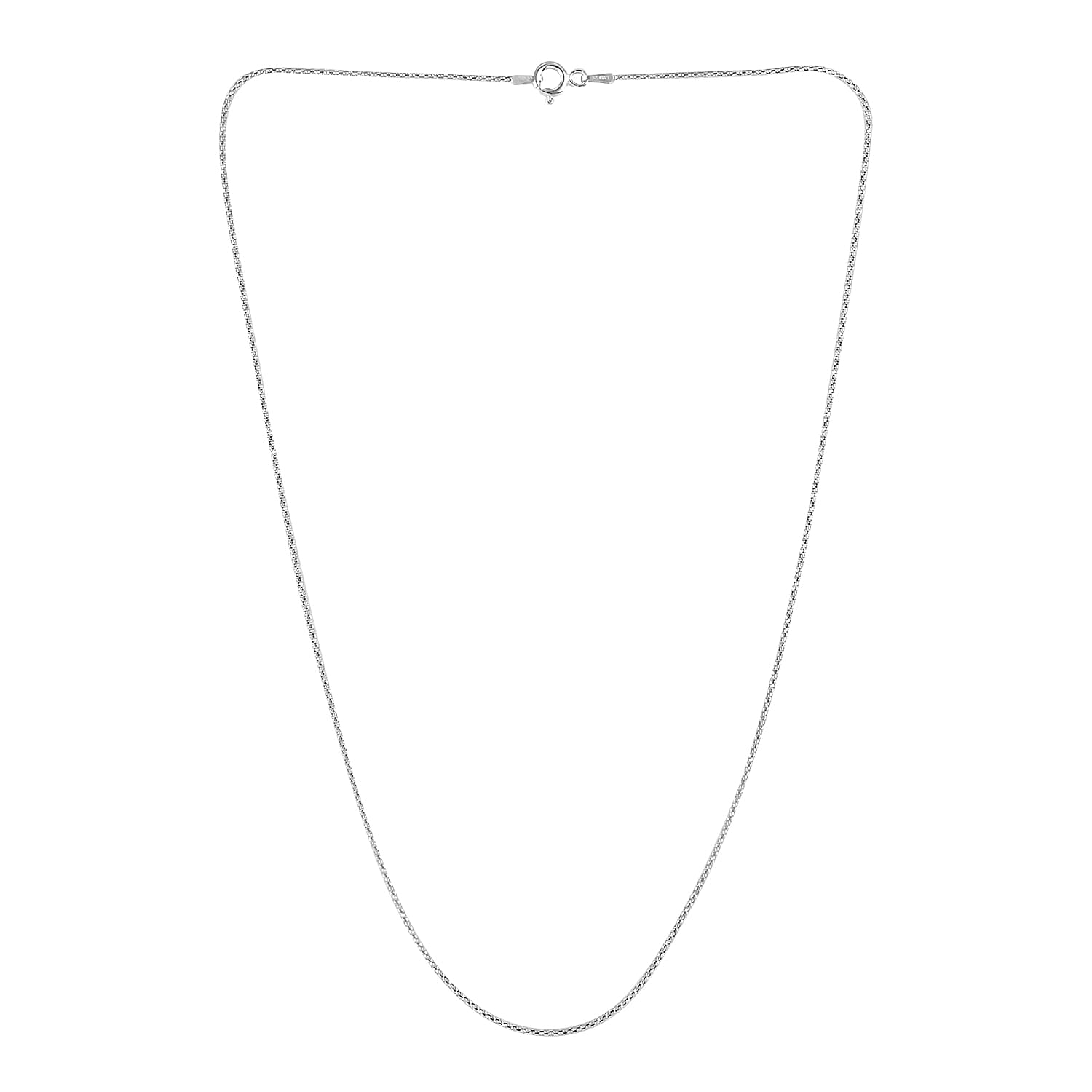 Italian Sterling Silver Coryana Chain 18 Inches 1.25mm 2.10 Grams