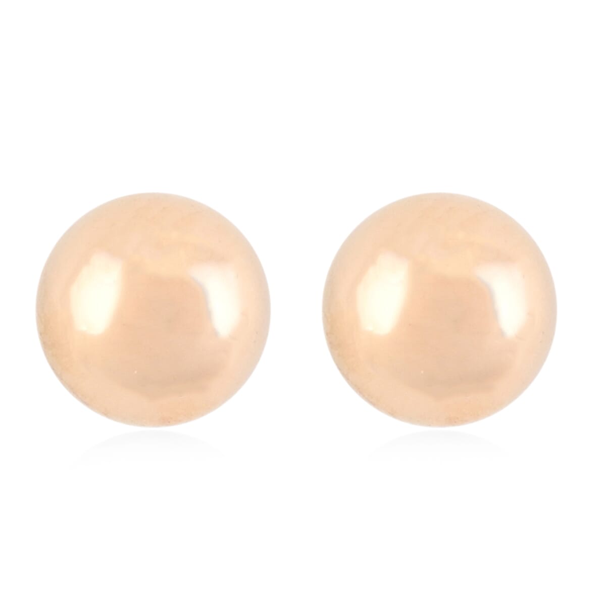 10K Yellow Gold 5mm Stud Earrings