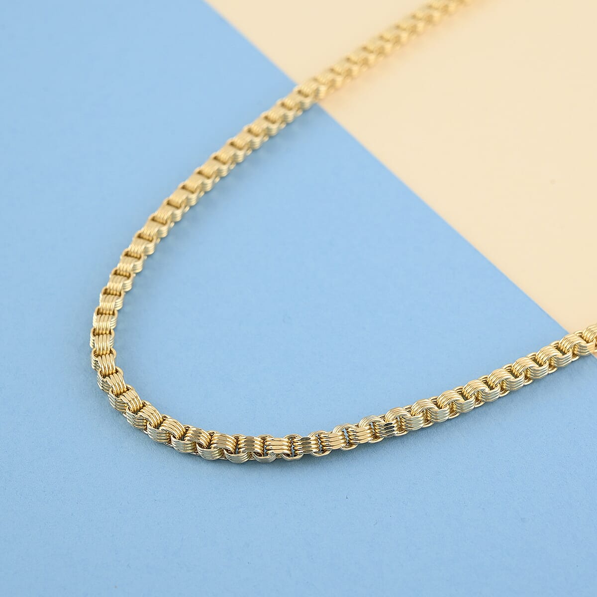 10K Yellow Gold 4mm Alexander Necklace 20 Inches 12.90 Grams image number 1