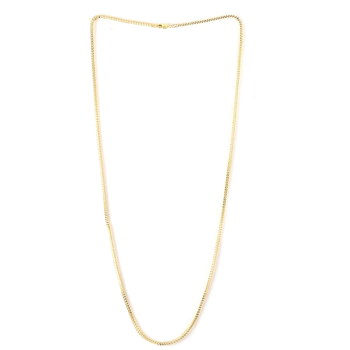 Vegas Closeout Deal 10K Yellow Gold 4mm Franco Necklace 20 Inches 20.60 Grams image number 2