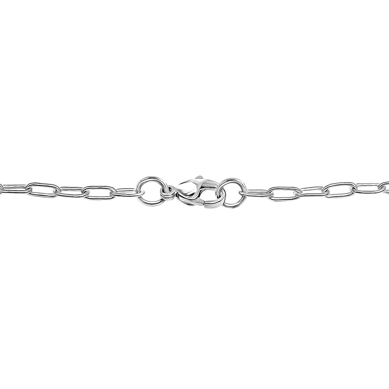 Karis African Malachite 8.25 ctw Necklace in Platinum Bond and Stainless Steel 18 Inches
