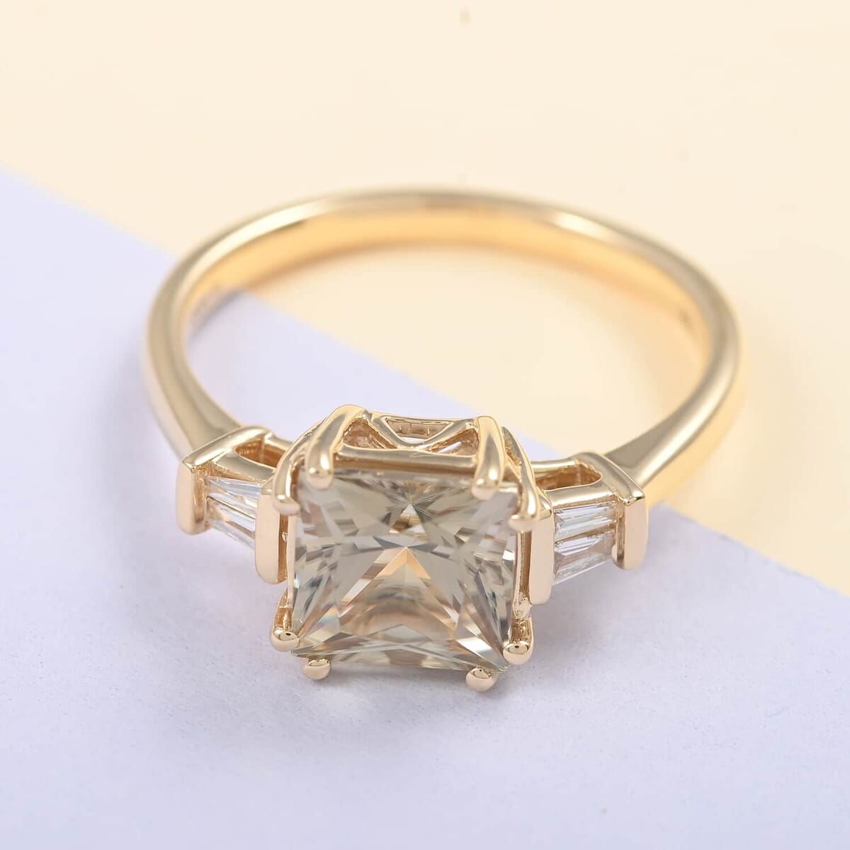 Iliana AAA Turkizite and Diamond 2.10 ctw Ring in 18K Yellow Gold (Size 9 )  image number 1