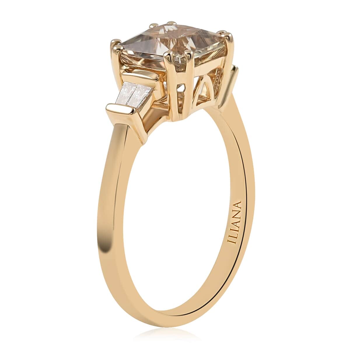 Iliana AAA Turkizite and Diamond 2.10 ctw Ring in 18K Yellow Gold (Size 9 )  image number 3