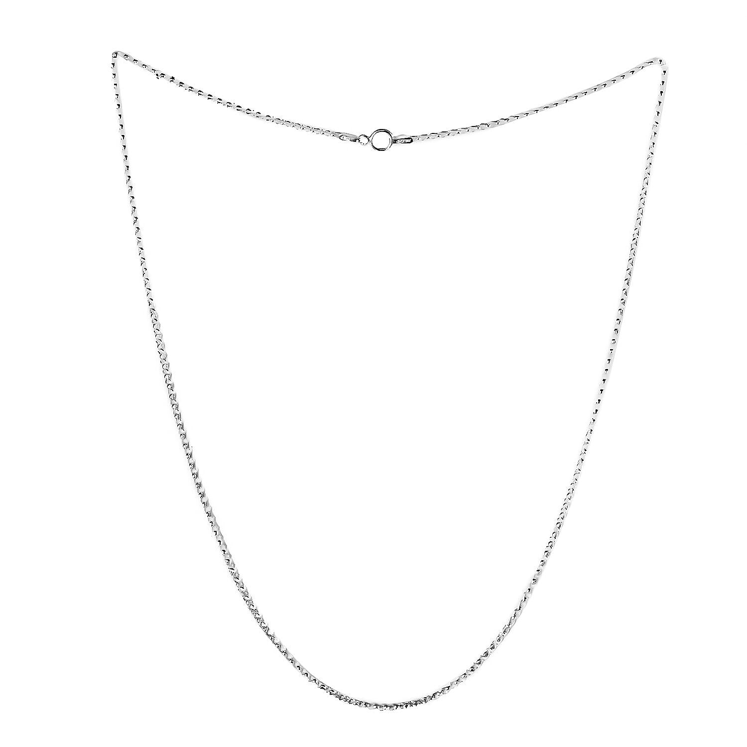 Italian Sterling Silver 1.2mm Rolo Chain 18 Inches 2.10 Grams