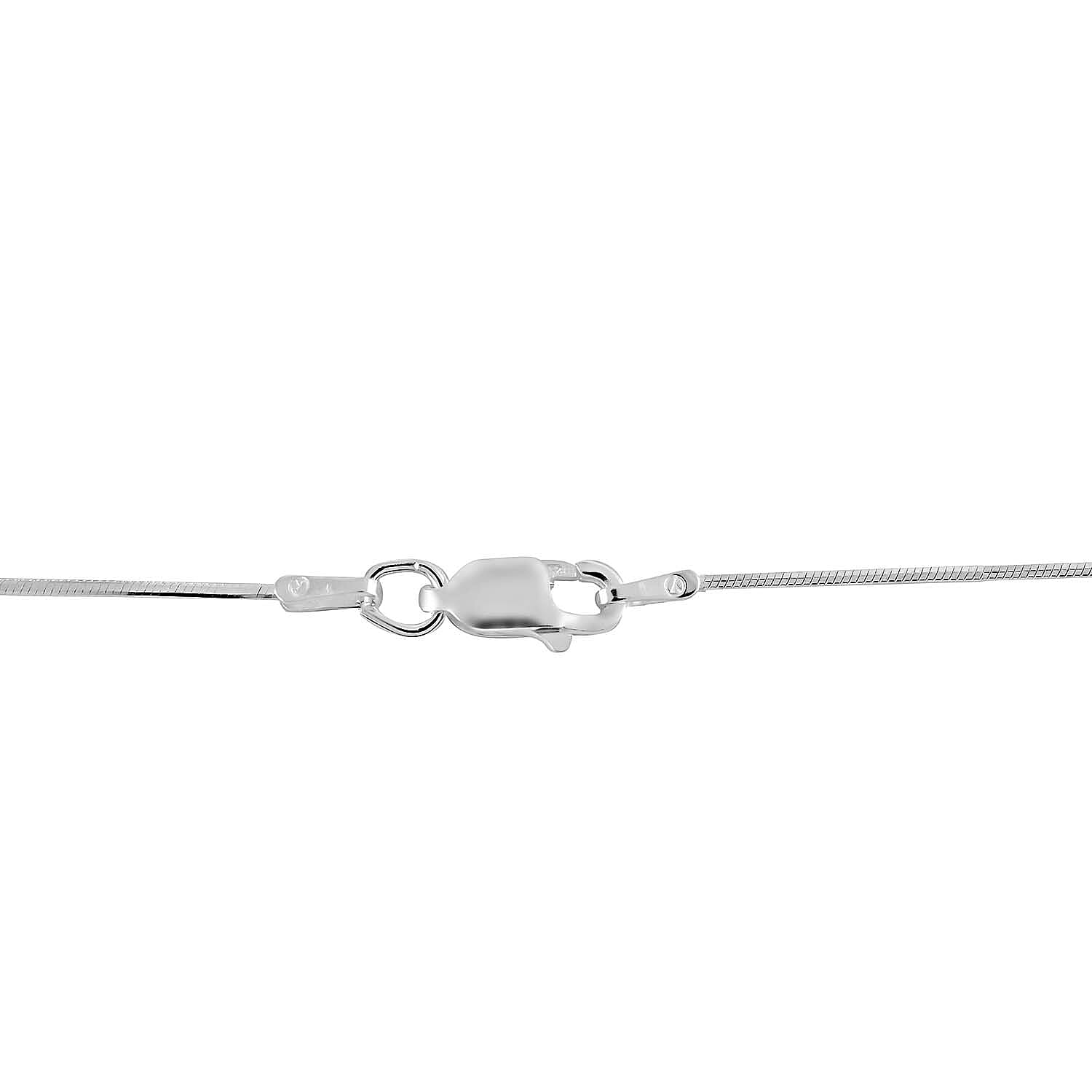 Italian Sterling Silver 0.7mm Snake Chain 18 Inches 3.40 Grams
