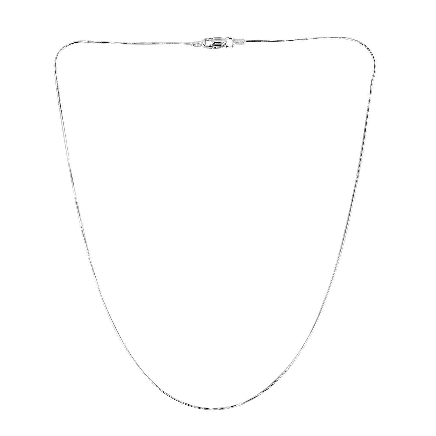 Italian Sterling Silver 0.7mm Snake Chain 18 Inches 3.40 Grams