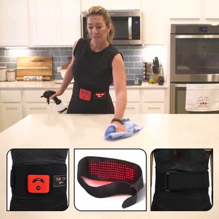 TRIM and TONE Fat Burning & Body Contouring Belt with EMS and Red Light Therapy image number 1