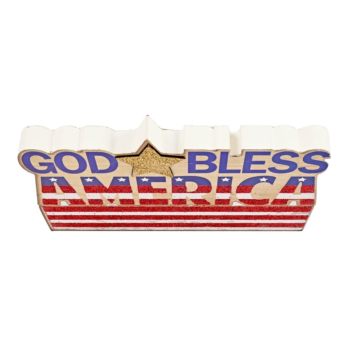 God Bless America Patriotic Table Top Decor image number 4