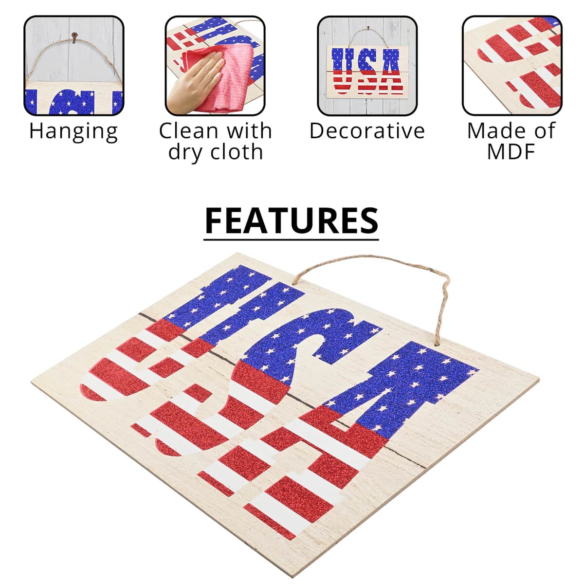 Patriotic USA Wall Plaque image number 2