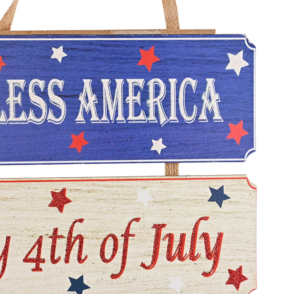 4th Of July God Bless America Patriotic Wall Plaque image number 4