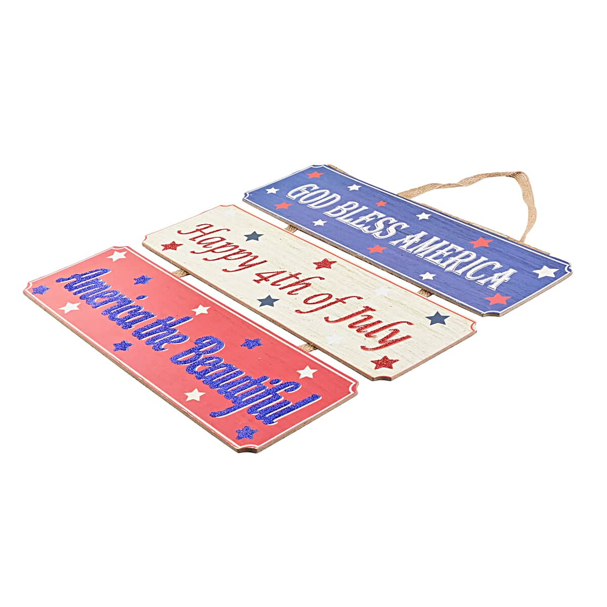 4th Of July God Bless America Patriotic Wall Plaque image number 5