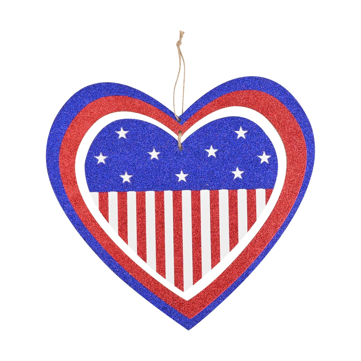 Patriotic Heart Wall Plaque image number 0