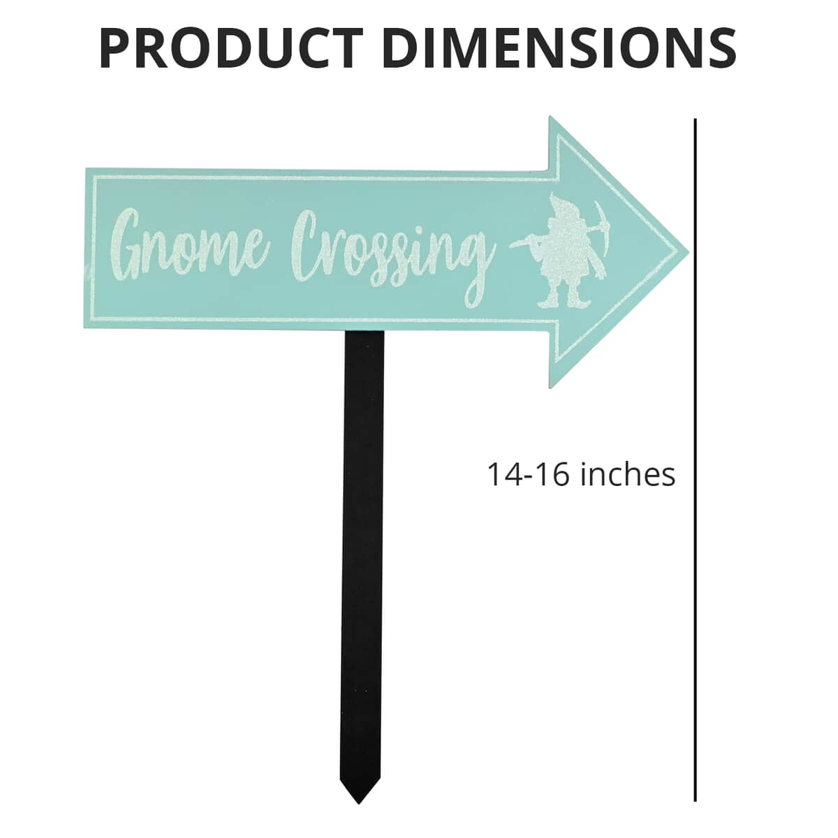 Gnome Crossing Planter Stake (14-16in) image number 3