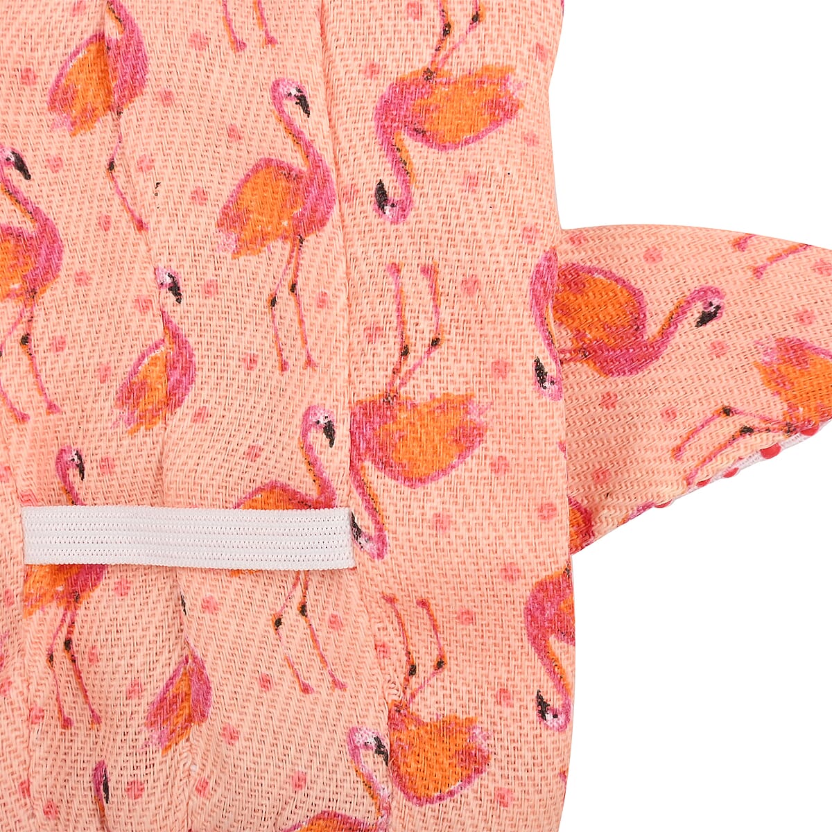 Pink Flamingo Garden Gloves Ladies Poly with Dot Palm 6asst Prints/l&g Tcd image number 4
