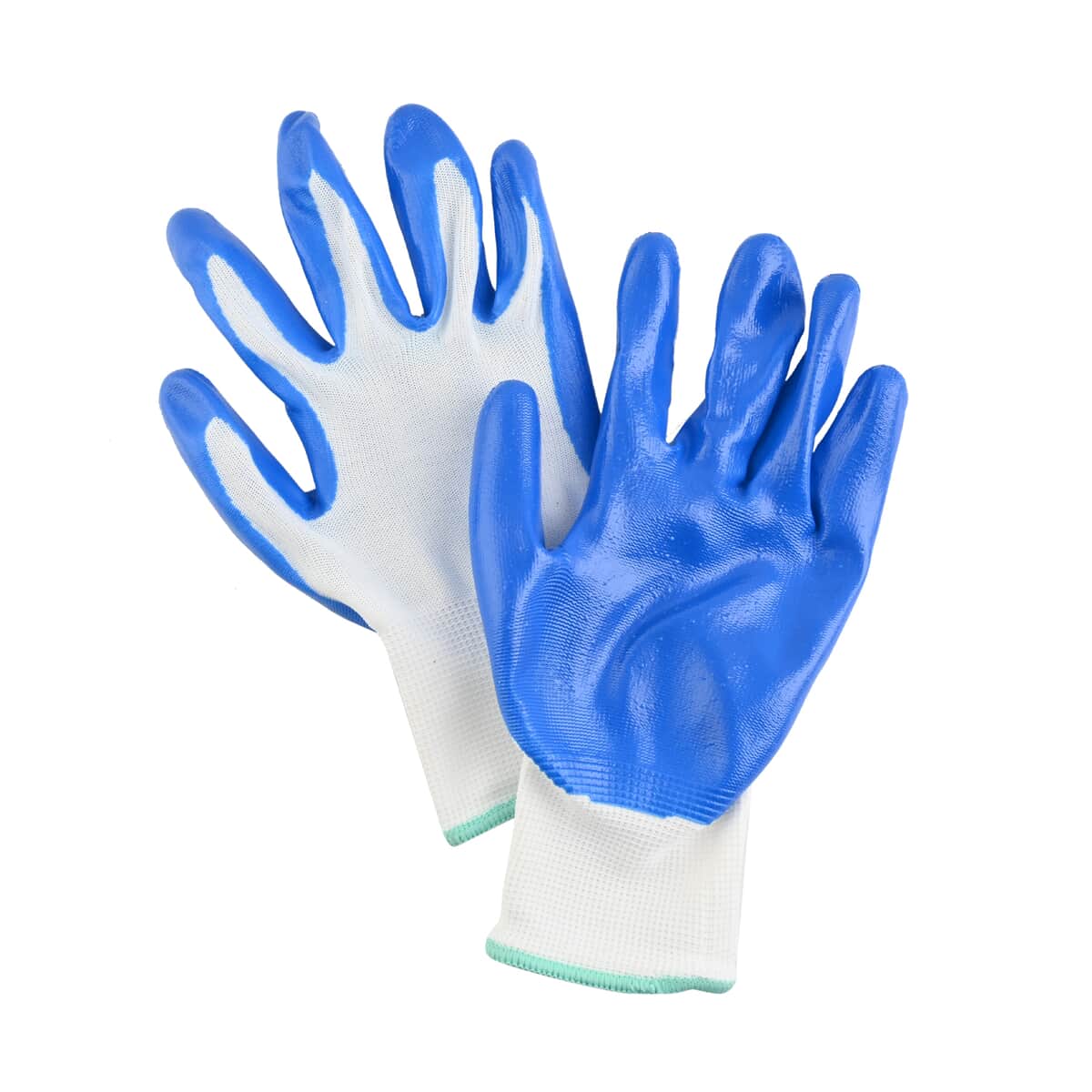 Blue and White work Gloves image number 0