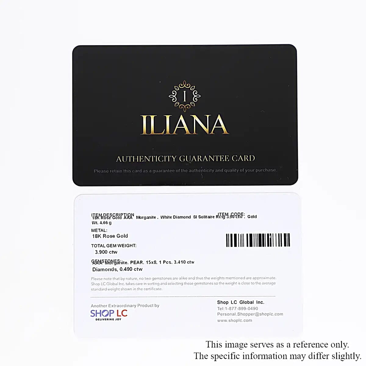 Certified and Appraised Iliana AAA Marropino Morganite and G-H SI Diamond 3.90 ctw Halo Ring in 18K Rose Gold (Size 9.0) 4.66 Grams image number 7