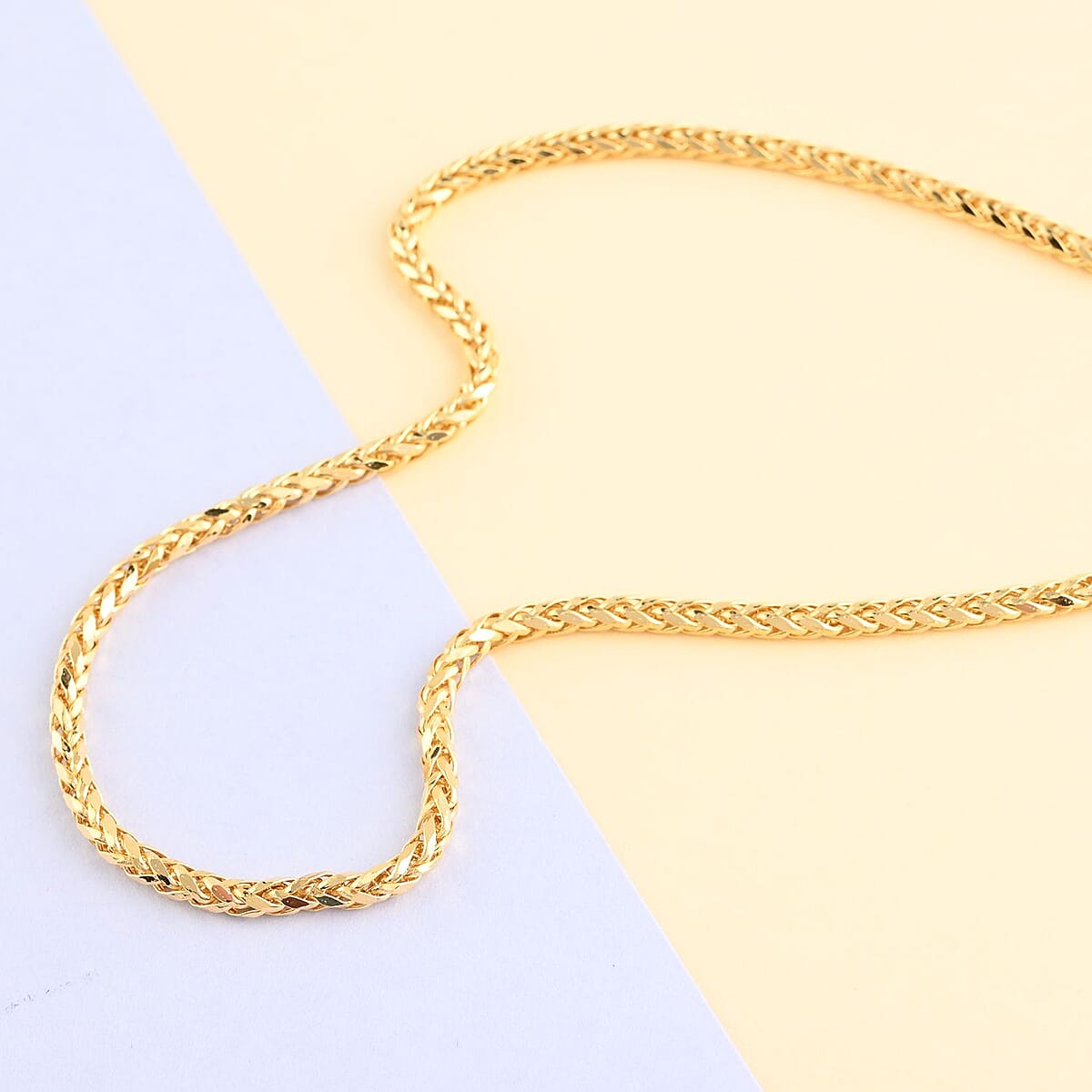 Ottoman Treasure 18K Yellow Gold 2.5mm Spiga Necklace 22 Inches 8.25 Grams image number 1