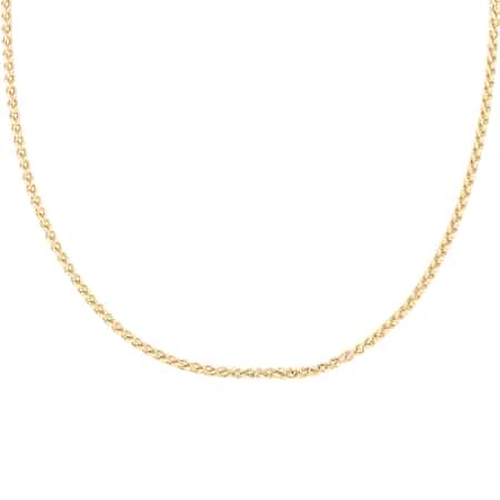 OTTOMAN TREASURE 10K Yellow Gold 2.4mm Spiga Necklace 30 Inches 6.8 Grams image number 0