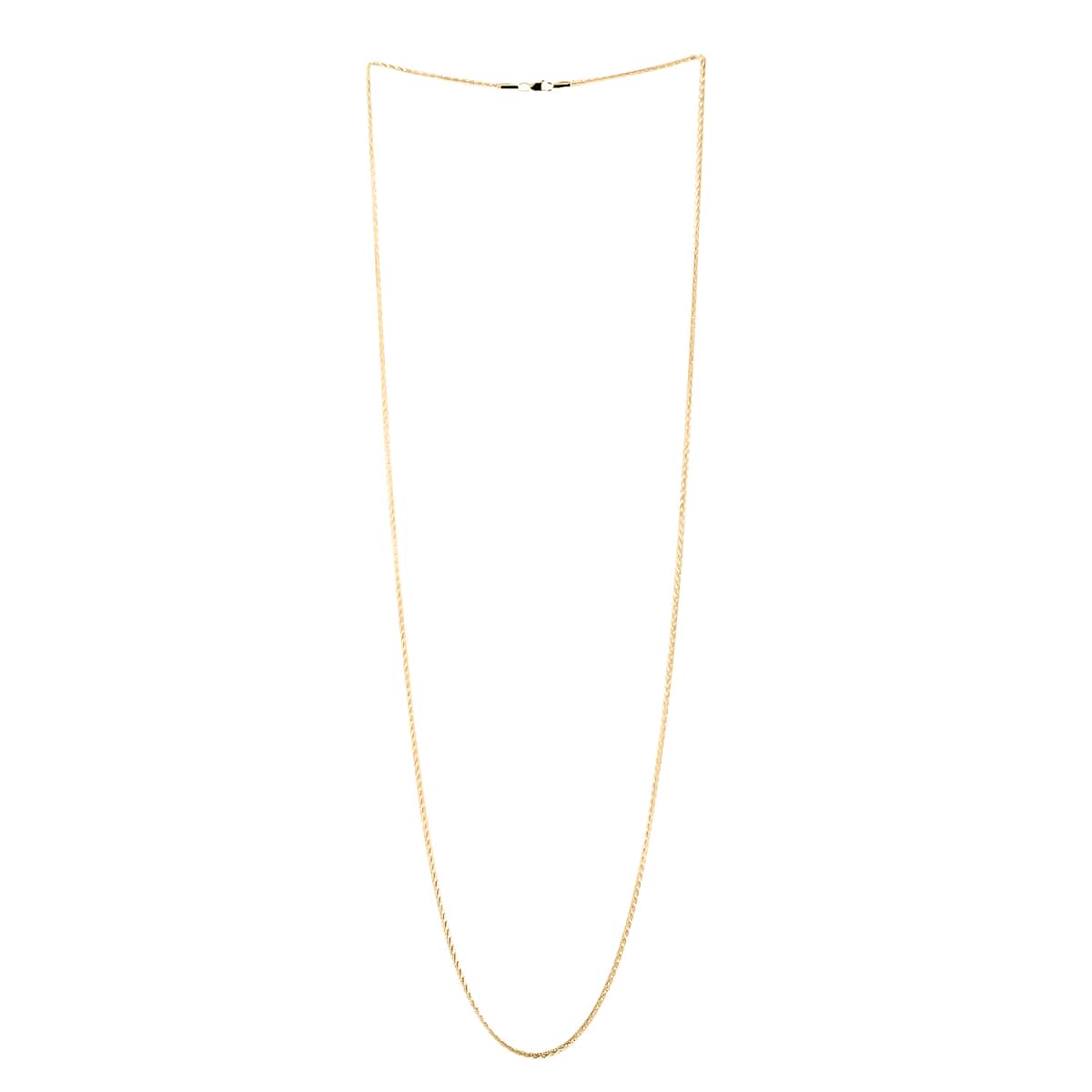 OTTOMAN TREASURE 10K Yellow Gold 2.4mm Spiga Necklace 30 Inches 6.8 Grams image number 2