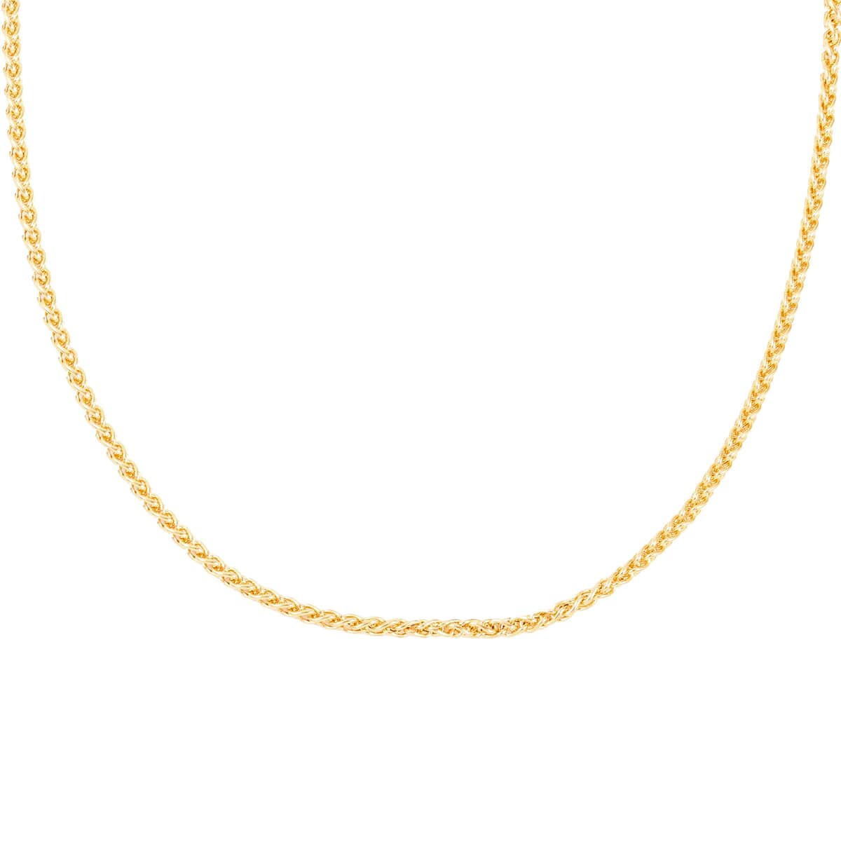 OTTOMAN TREASURE 10K Yellow Gold 2.5mm Wheat Necklace 22 Inches 5.1 Grams image number 0