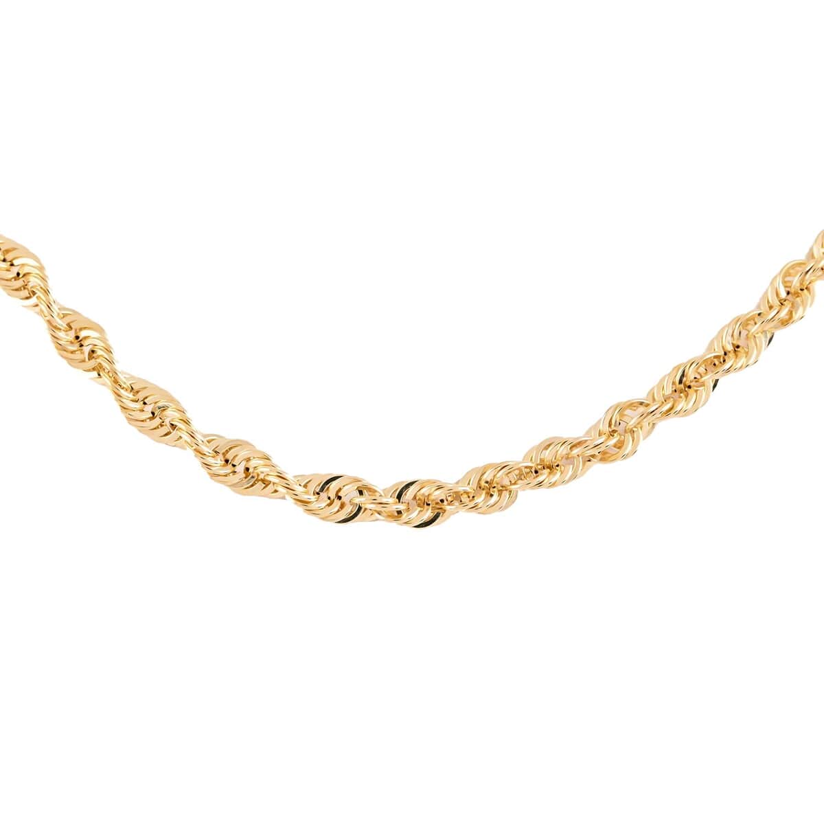 OTTOMAN TREASURE 10K Yellow Gold 1.75mm Diamond-Cut Rope Necklace 36 Inches 4.70 Grams image number 0