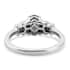 Luxoro 10K White Gold Premium Narsipatnam Alexandrite and G-H I3 Diamond Ring (Size 7.0) 1.00 ctw image number 4