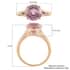 Certified and Appraised ILIANA 18K Rose Gold AAA Patroke Kunzite and G-H SI Diamond Ring (Size 8.0) 3.85 Grams 3.75 ctw image number 4