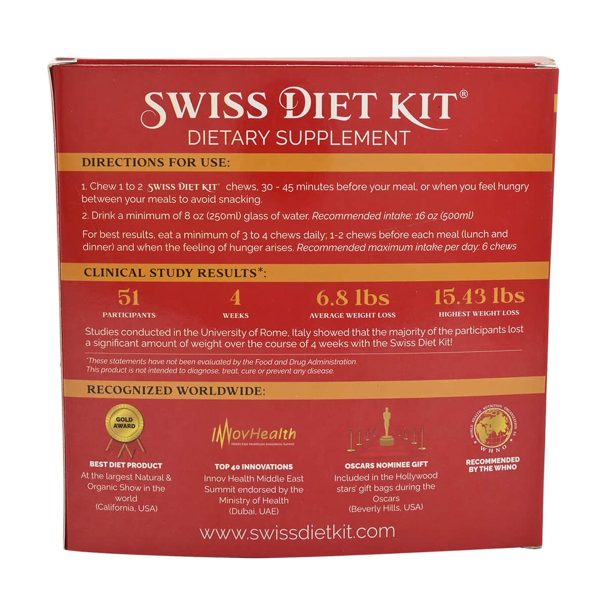 Buy Sankom Swiss Diet Kit Complete Set 4-Week Set - Peach at ShopLC.