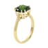 Certified & Appraised Luxoro 10K Yellow Gold AAA Chrome Diopside Solitaire Ring (Size 7.0) 2.30 ctw image number 3