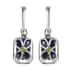 Lapis Lazuli and Peridot Multi Wear Earrings in Stainless Steel 17.20 ctw image number 0