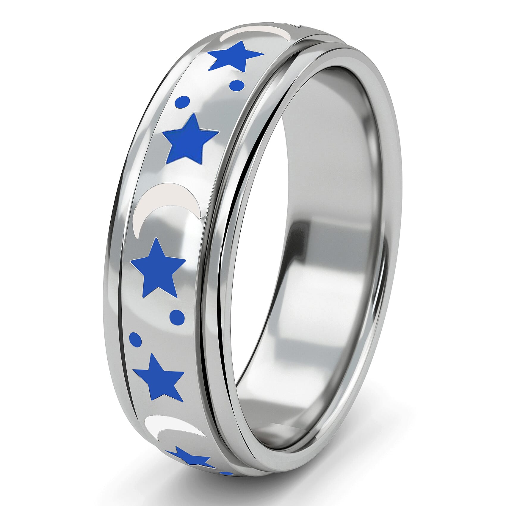 ☆nff☆ silver925 star glimmer ringsilver nff1 Buy 925 Sterling Silver Fidget Ring Spinner Ring Moon Star