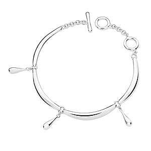 Sterling Silver Bracelet (7.00-7.50 In) 15.70 g